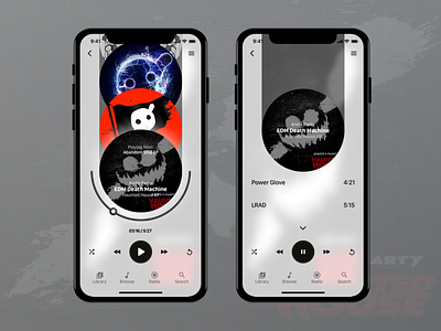 Music Player for iPhone X - Knife Party Edition!