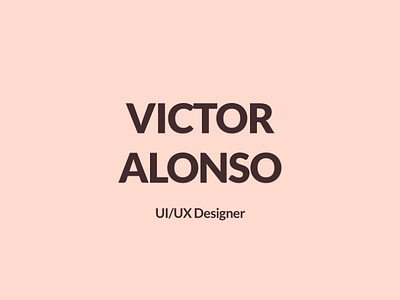 Victor Alonso Resume (CV) Design