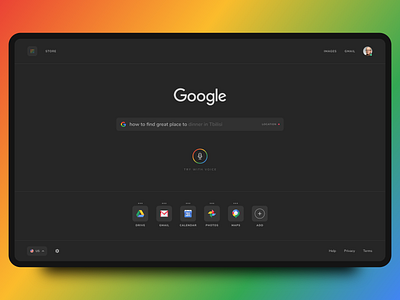Google Search - Redesign Concept adobexd colors ui ux uxdesign webdesign website