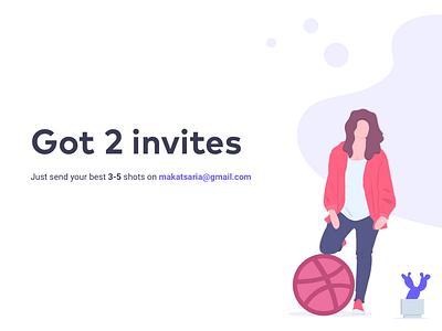 2 Dribbble Invites