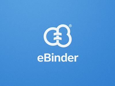 Ebinder accounting binder book cloud computing concept e idea logo tech tool