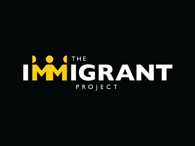 Immigrantprojectlogo graphic design half moon bay icon immigrant logo logo a day logodesign logodesigner unity