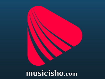 Musicisho branding design flat icon illustration logo logodesign minimal