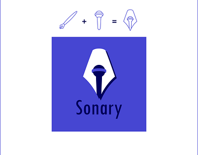 Sonary icon inkscape logo logo design vector art