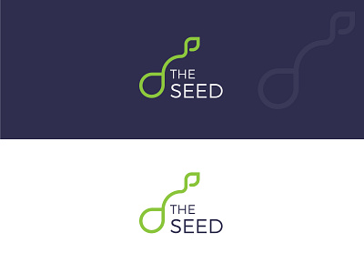 The Seed Concept eco logo green logo logo logo design nature nature logo seed seed logo