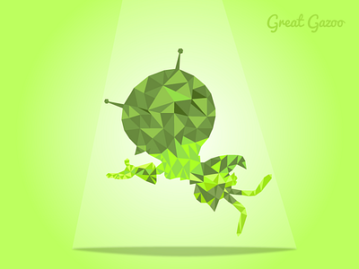 Low Poly Great Gazoo gazoo great gazoo illustrator logo low lowpoly poly polygon