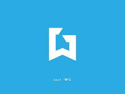 JUST WG illustration illustrator just logo just wg logo w logo wg wg logo