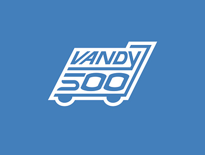 Vandy 500 branding design flat icon illustration lettering logo minimal typography vector