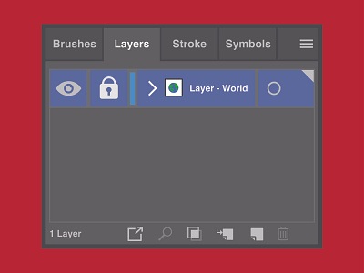 The World is Locked art branding design icon illustration illustrator layer layers lettering lock news panel photoshop vector world