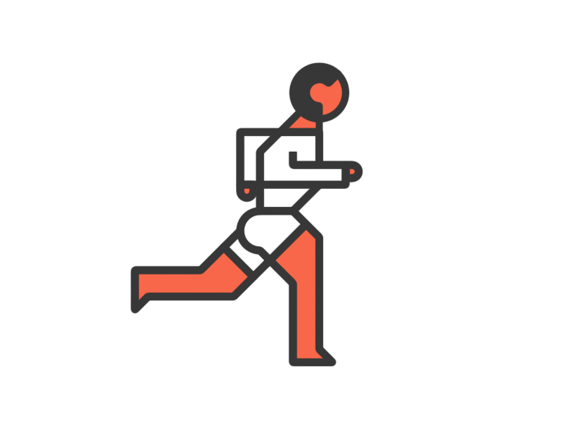 Runner by Brian Cook on Dribbble