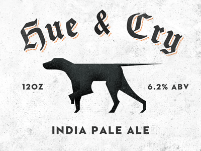 Hue & Cry IPA beer dog ipa