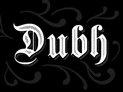 Sioc Dubh Beer Label beer blackletter germania label stout