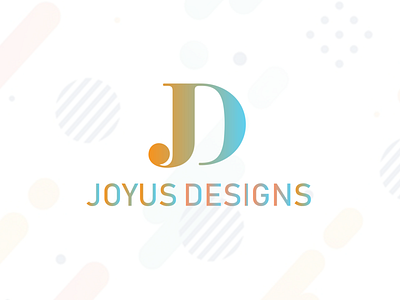 joyus designs logo artwork illustration initial logo latter logodesign mono line monogram monogram logo simple typography