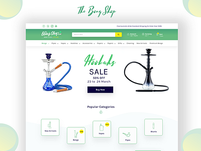 Hookahs Website Design #wip branding clean graphic graphic design logo simple ui ux vector web design website