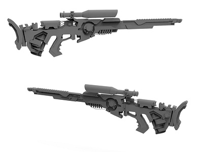 Gun Model 3d art creativeart gamedesign propsdesign