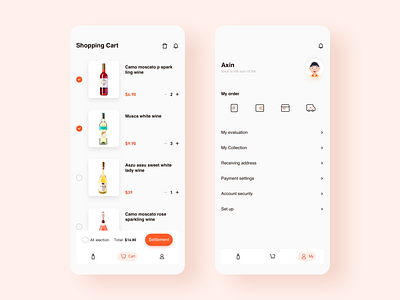 Design of Red Wine Purchasing Interface