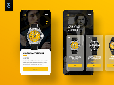 Ui Ux | Breitling watch product page