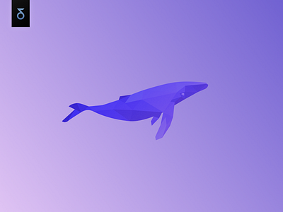 Animal logo | Whale logo | Polygon abstract abstract logo animal animal logo brand branding digital art diving fishing illustration logo modern modern logo ocean polyart polygon polygon logo polygons whale whale logo