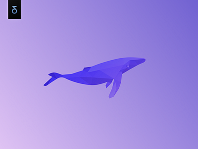 Animal logo | Whale logo | Polygon