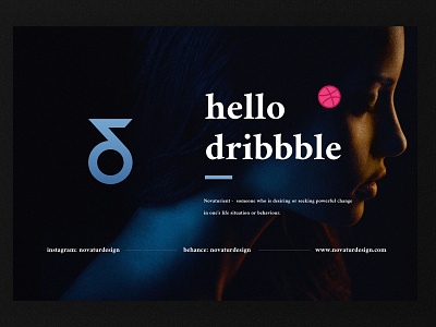 Hello Dribbble - Novatur Design welcome shot