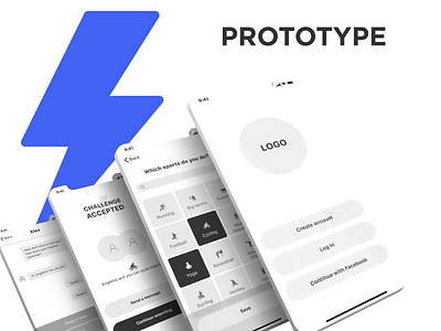 Sport App — mobile app concept. Prototype.