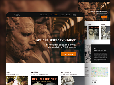 The British Museum website concept