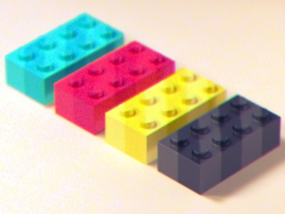 Lego 3d bricks cmyk lego