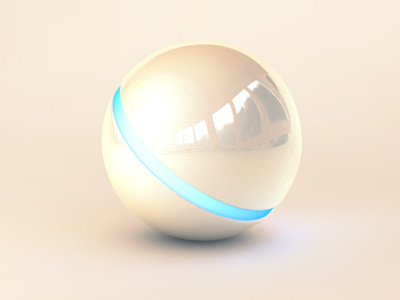 Orb 3d ball glossy reflective