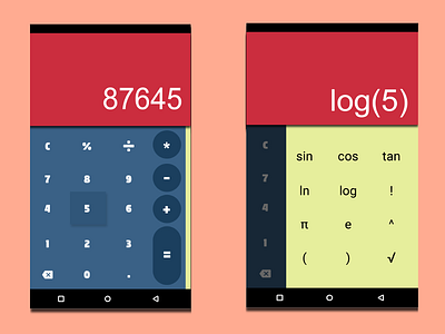 Calculator Design for 100 Days of UI Challenge calculator ui daily ui graphic design ui