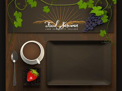 Food Services 3d c4d cafe cinema 4d coffee digital screen graphic design minimal typography website