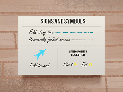 Signs And Symbols graphic design illustration minimal origami sai signs symbols