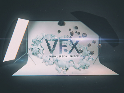 VFX intro 3d after effects animation cgi cinema 4d earth graphic design motion graphics rocks vfx water