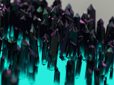 Crystals 3d c4d crystal gem motion graphics