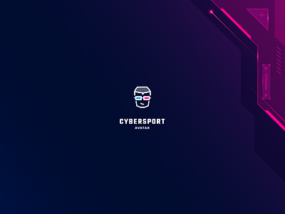 CYBERSPORT AVATAR 3d avatar branding cyber cybersport digital illustration logo minimal