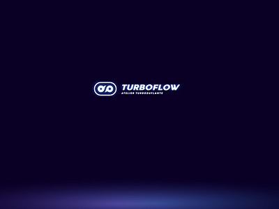Turbo Flow Logo branding engineer flow garage logo mechanic turbo