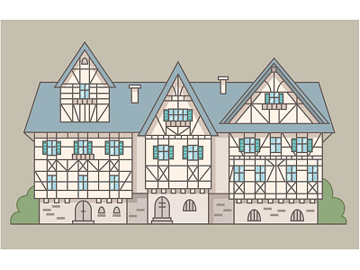 1 building house illustration