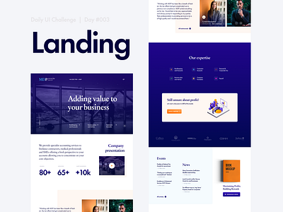 Landing — Daily UI #003