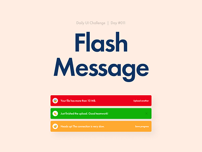 Flash — Daily UI #011