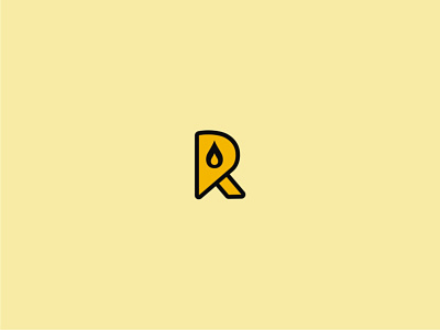R + Oil Logo Design design icon logo logo design logo mark