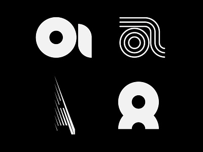 Experimental Type: 'aA' branding design experimental flat graphic design illustration logo logodesign logodesigner type typography