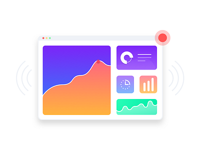 Access Real Time Results access chart charts dashboard design flat gradient graphic illustration live live dashboard live report real time report reporting results