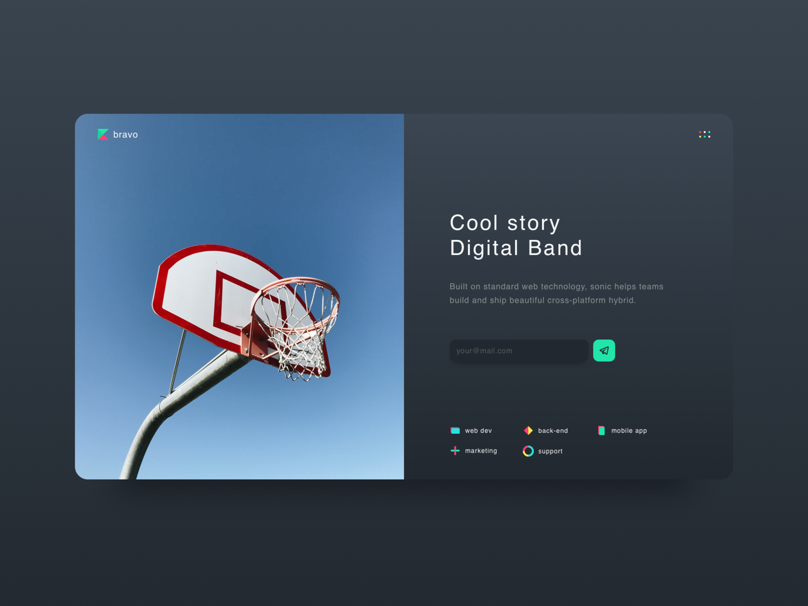 Bravo - Digital Agency by Bogdan Alekseev on Dribbble