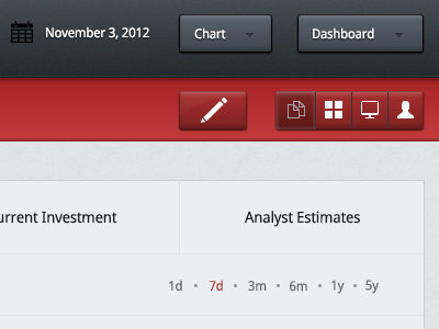 MarketFX dashboard