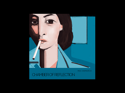 chamber_of_reflection_mac_demarco album art album cover album cover design character character design characterdesign collage design editorial design illustration illustration art illustrator photoshop