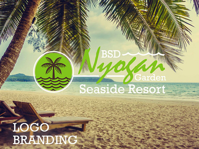 BSD Nyogan Garden Seaside Resort Logo Branding Designs. branding business card cap design cap mockup design graphicdesign illustration illustrator logo logo design logo designer logodesigner logodesigns logogrid logoinspirations logos logotype photoshop stationary design tshirt design vector