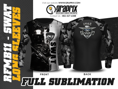 RMFB XI - PRO XI SWAT Challenge 45 pcs. Long Sleeves Full Sublim design graphicdesign illustrator print print design printing printmaking prints