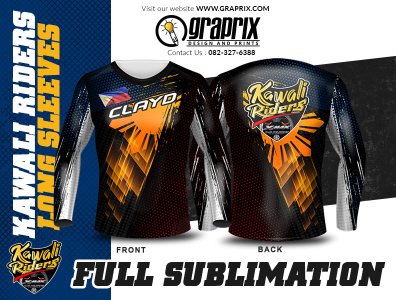 Kawali Riders Long Sleeve Full Sublimation Design and Printing design graphicdesign print design printing printmaking prints riders