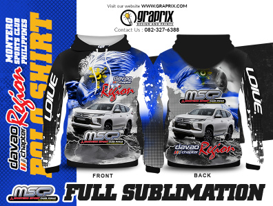 MSCP DAVAO CITY REGION Hoodie full Sublimation Design