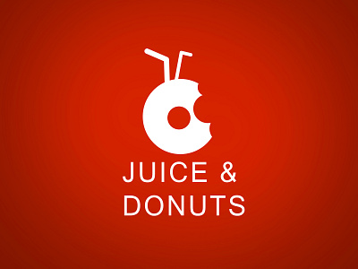 Juice and Donuts Brand Logo brandidentity cafe branding cafe logo caffe graphics design juice and donuts juice bar logo design new logo