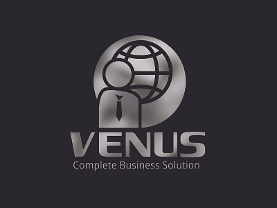 Venus Logo - B/W